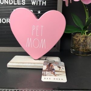😍 NEW Rae Dunn PET MOM sign